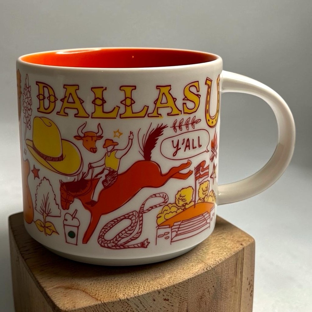 Starbucks Dallas Texas TX Been There Series Collection 14oz Coffee Tea Cup Mug